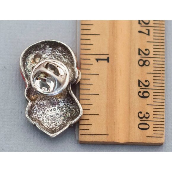 Vintage Santa Claus Puppy Christmas Eve Pet Dog Pin, Holiday Pin by Avon - C2 - Picture 3 of 3